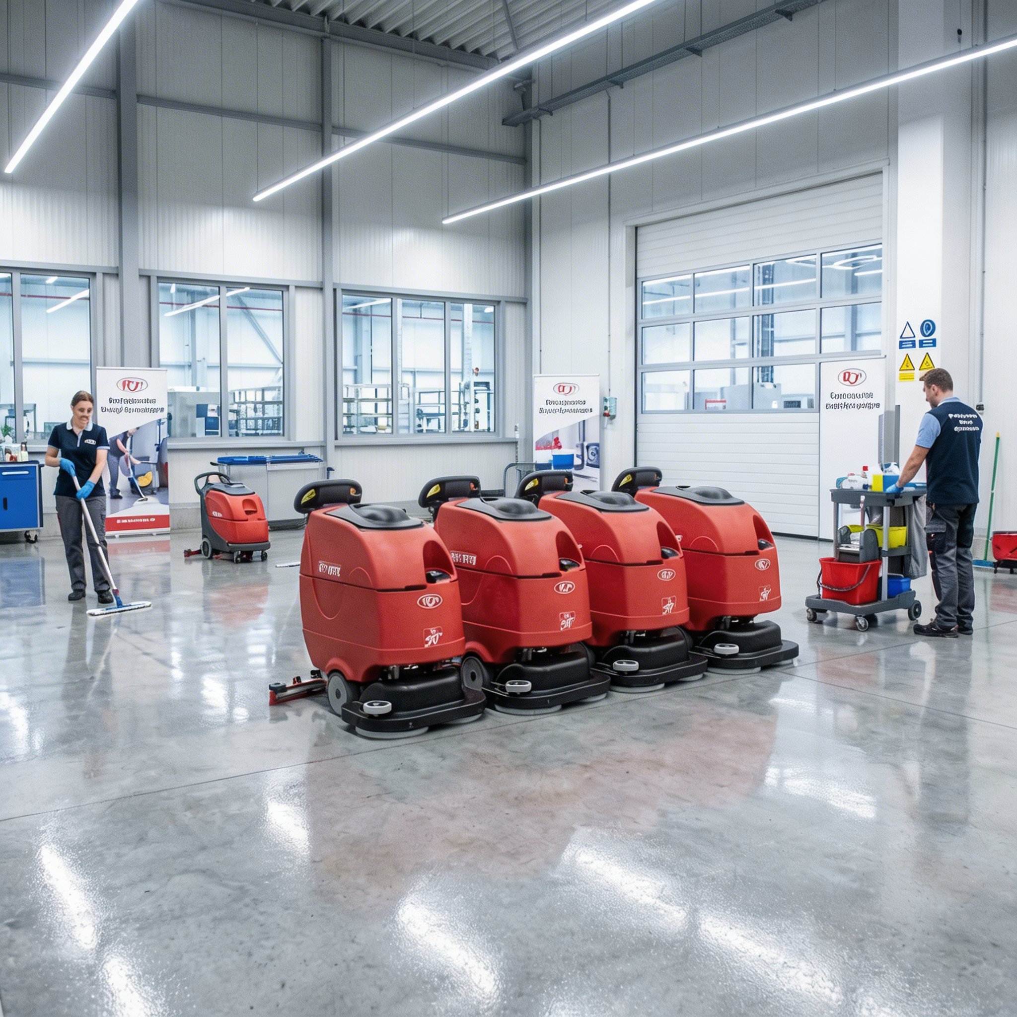 Professionelle Scheuersaugmaschinen